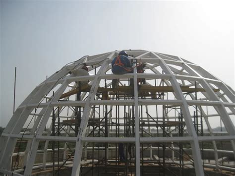 sheet metal dome pattern|prefab metal dome structures.